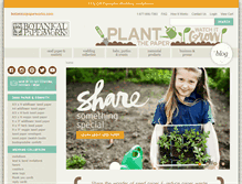 Tablet Screenshot of botanicalpaperworks.com
